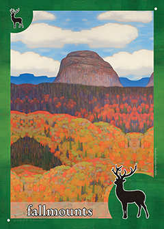 fallmounts green deer