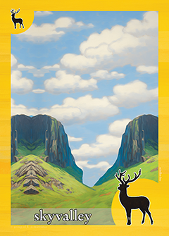 skyvalley yellow deer