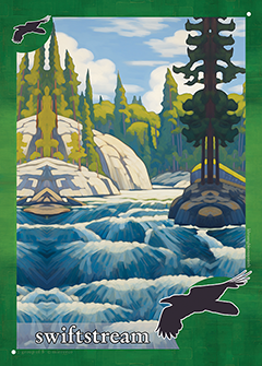 swiftstream green bird